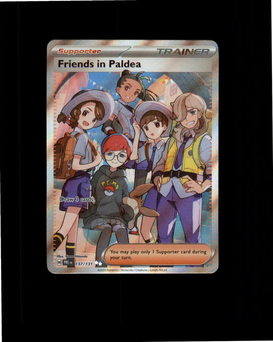 Pokemon Friends in Paldea Ultra Rare SV: Prismatic Evolutions 137/131 NM