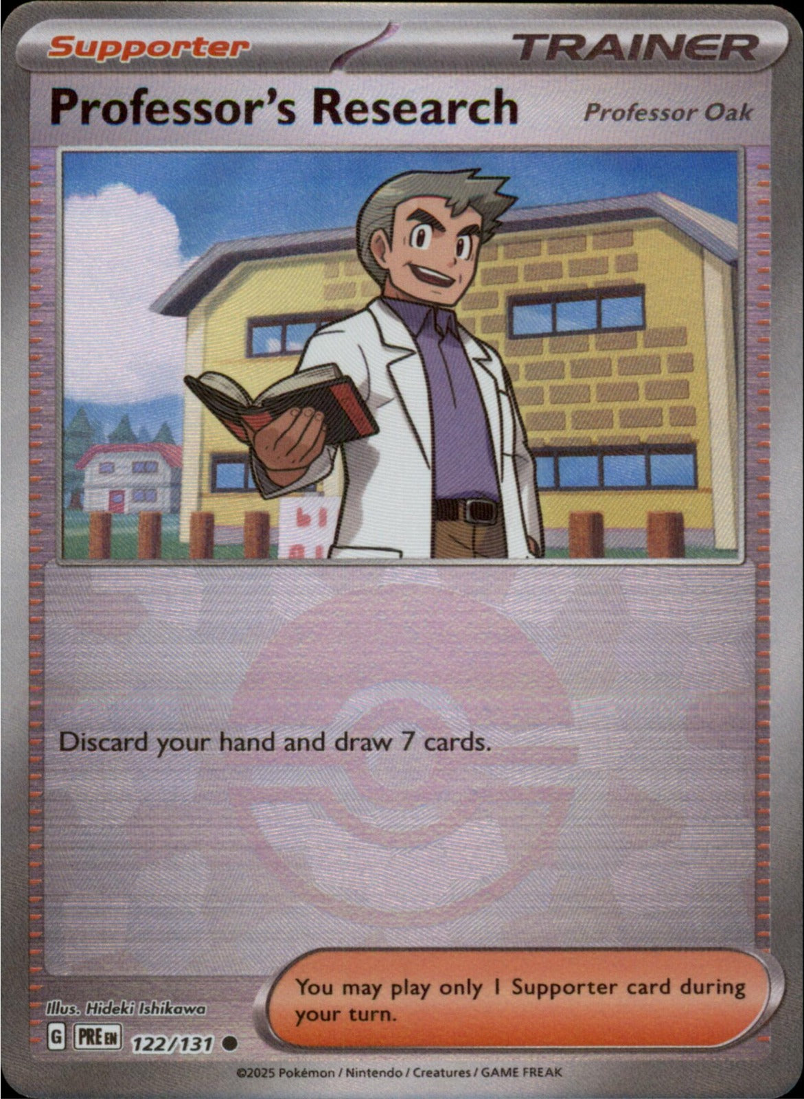 Pokemon Professor's Research (Poke Ball) SV: Prismatic Evolutions 122/131 NM