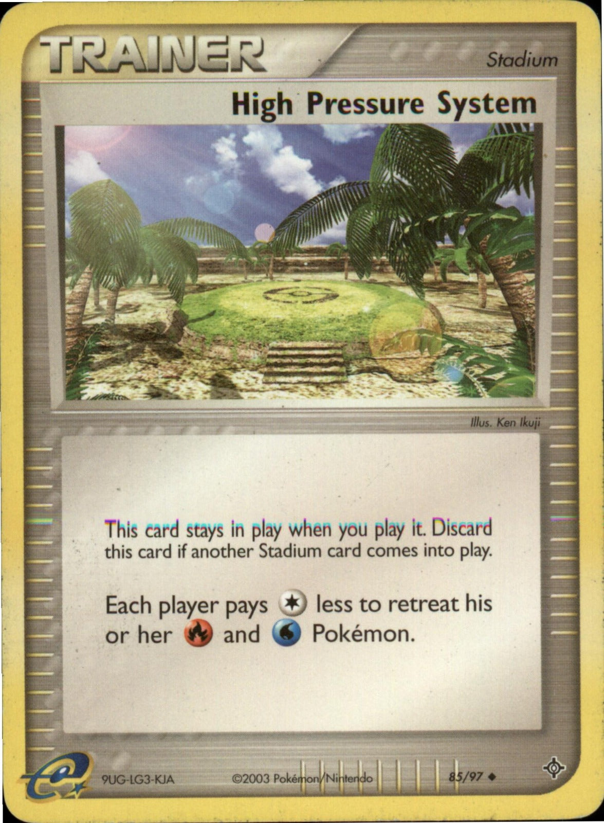 Pokemon High Pressure System Uncommon EX Dragon 85/97 LP