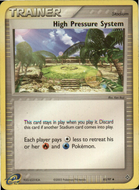 Pokemon High Pressure System Uncommon EX Dragon 85/97 LP