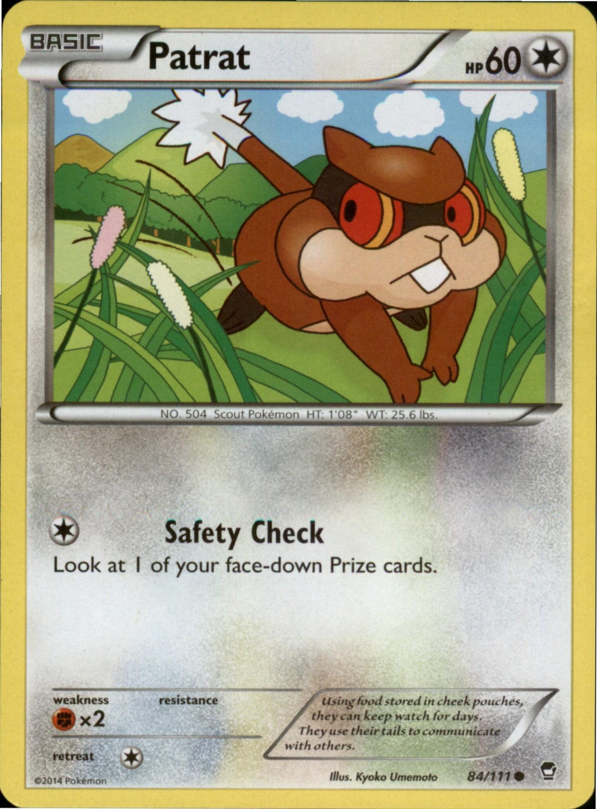 Pokemon Patrat Common XY - Furious Fists 84/111 LP