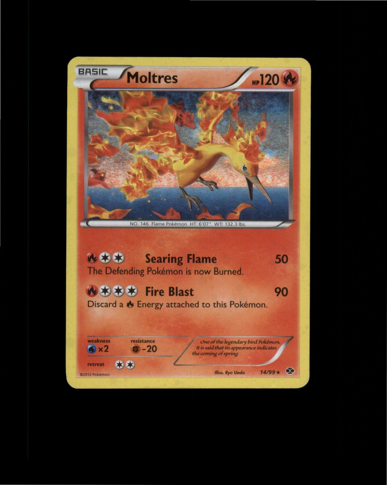 Pokemon Moltres - 14/99 (Next Destinies) Promo Blister Exclusives 014/099 MP