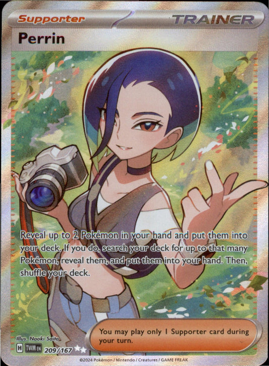 Pokemon Perrin Ultra Rare SV06: Twilight Masquerade 209/167 NM