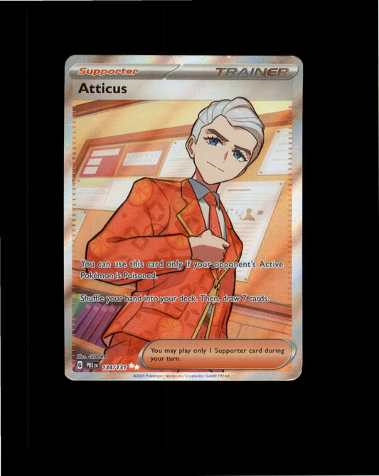 Pokemon Atticus - Ultra Rare SV: Prismatic Evolutions 134/131 NM