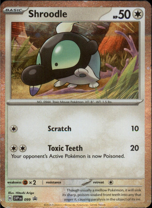 Pokemon Shroodle Promo SV: Scarlet & Violet Promo Cards 099 NM Holo