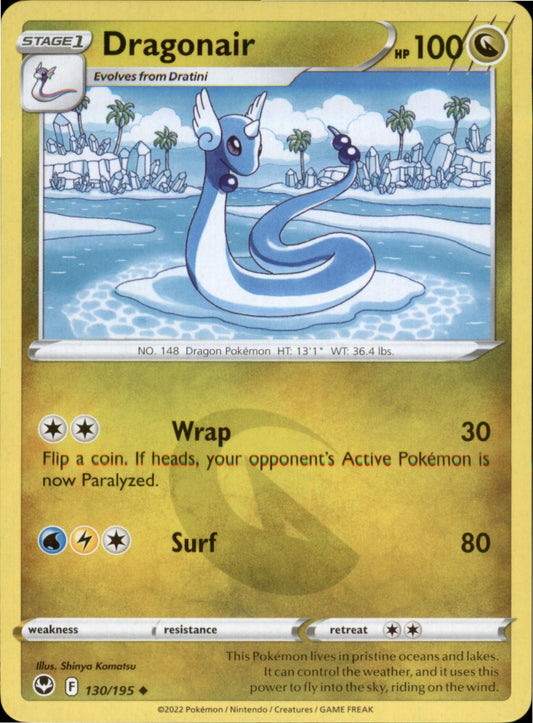 Pokemon Dragonair Uncommon SWSH12: Silver Tempest 130/195 NM