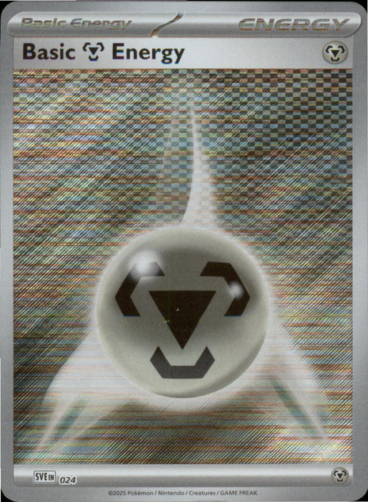 Pokemon Basic Metal Energy Common SVE: Scarlet & Violet Energies 024 NM