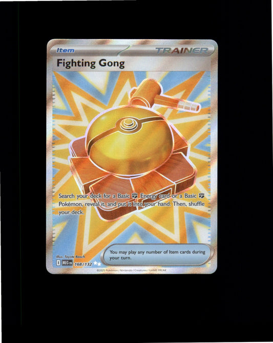 Pokemon Fighting Gong - Ultra Rare ME01: Mega Evolution 168/132 NM