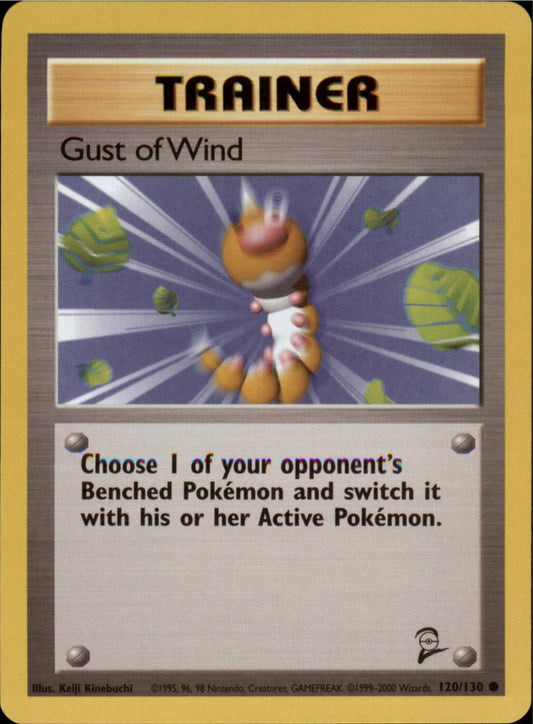 Pokemon Gust of Wind Common Base Set 2 120/130 LP