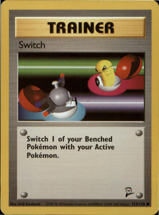 Pokemon Switch Common Base Set 2 123/130 LP