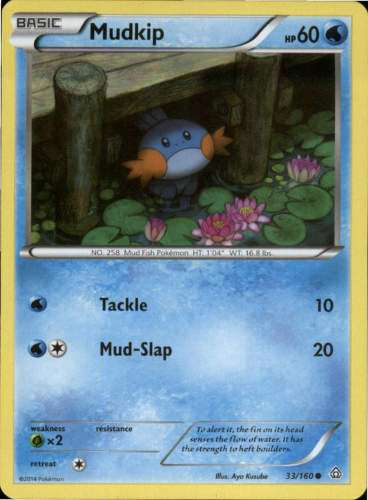 Pokemon Mudkip Common XY - Primal Clash 33/160 LP