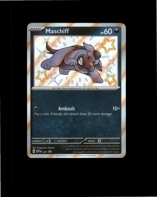Pokemon Maschiff - Promo SV: Scarlet & Violet Promo Cards 071 NM