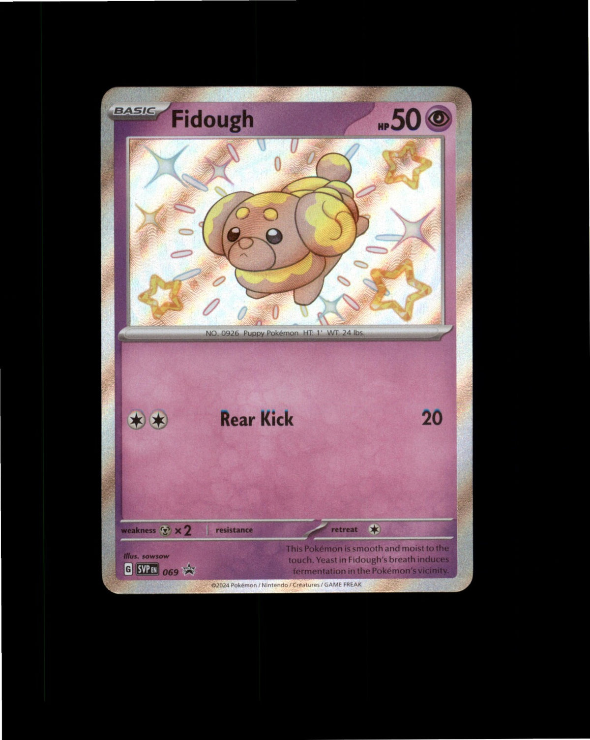Pokemon Fidough - Promo SV: Scarlet & Violet Promo Cards 069 NM