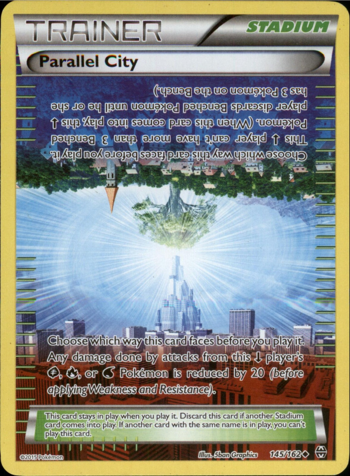Pokemon Parallel City Uncommon XY - BREAKthrough 145/162 LP