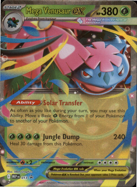 Pokemon Mega Venusaur ex Promo ME: Mega Evolution Promo 013 NM Holo