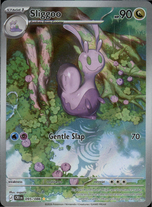 Pokemon Sliggoo Illustration Rare ME04: Chaos Rising 095/086 NM