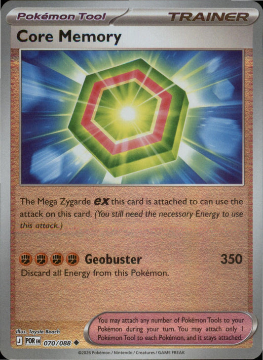 Pokemon Core Memory Uncommon ME03: Perfect Order 070/088 NM Reverse Holo