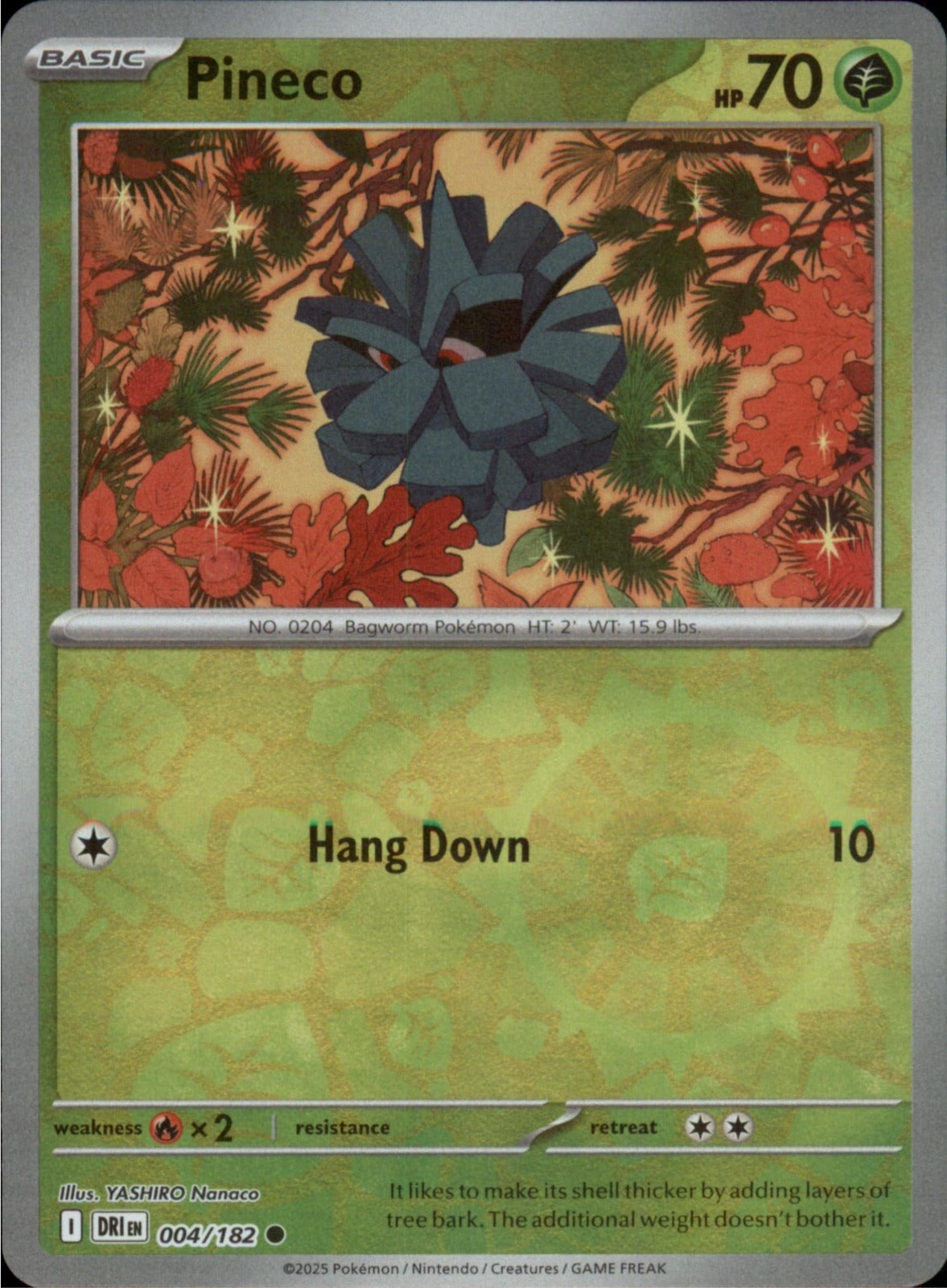 Pokemon Pieco Common SV10: Destined Rivals 004/182 NM Reverse Holo