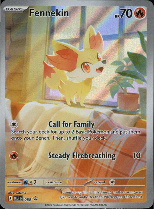 Pokemon Fennekin Promo ME: Mega Evolution Promo 080 NM