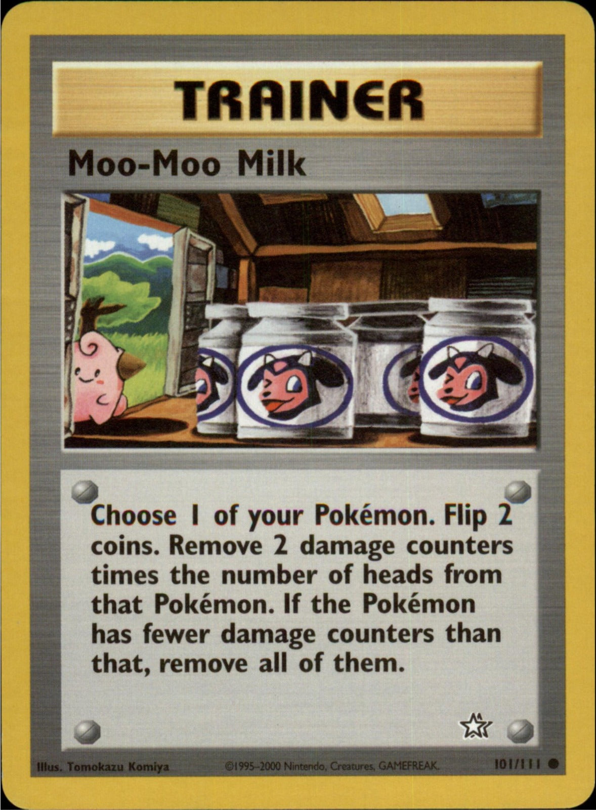 Pokemon Moo-Moo Milk Common Neo Genesis 101/111 NM