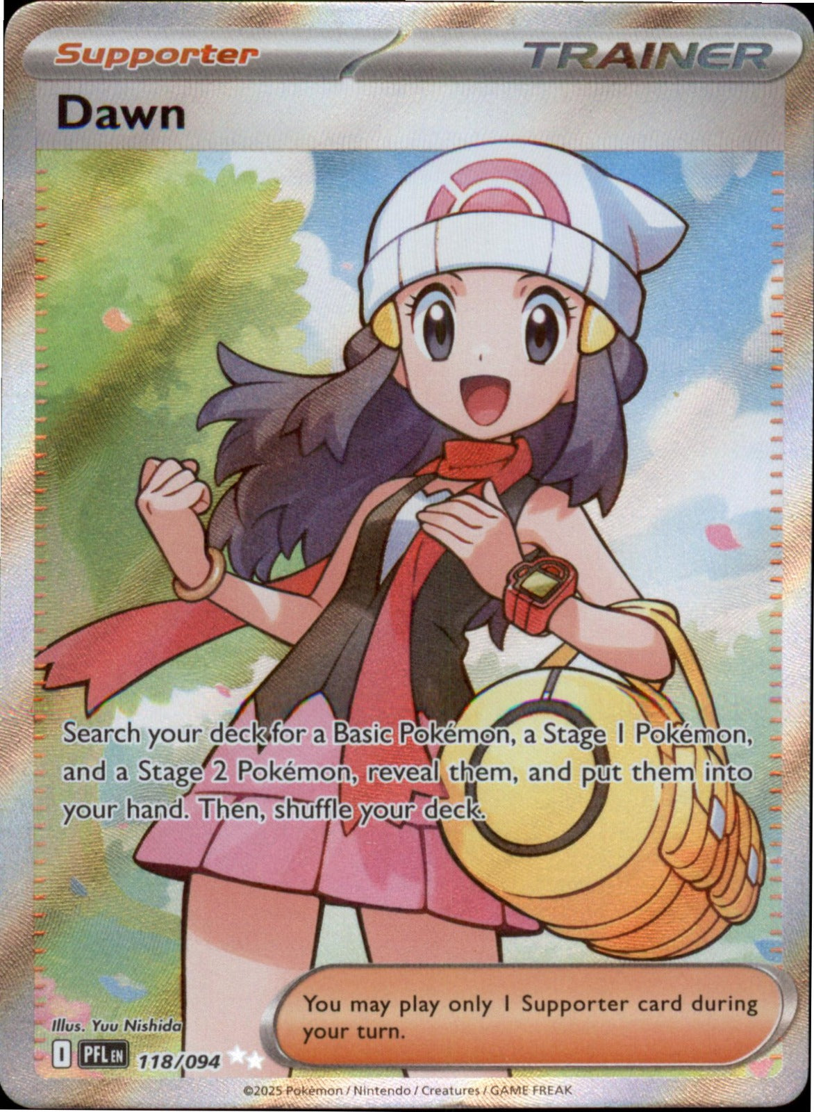 Pokemon Dawn Ultra Rare ME02: Phantasmal Flames 118/094 NM