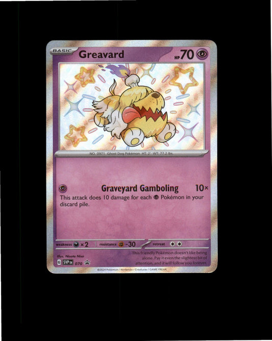 Pokemon Greavard - Promo SV: Scarlet & Violet Promo Cards 070 NM