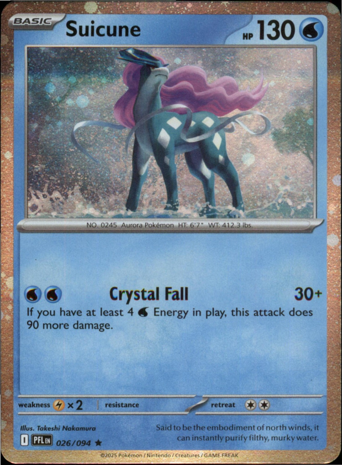 Pokemon Suicune (Cosmos Holo) Rare Miscellaneous Cards & Products 026/094 NM
