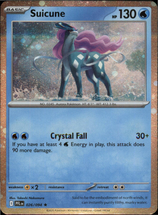 Pokemon Suicune (Cosmos Holo) Rare Miscellaneous Cards & Products 026/094 NM