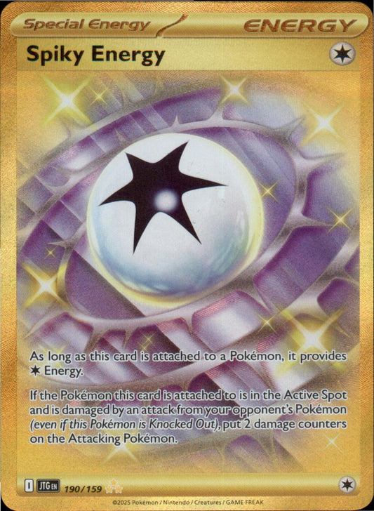 Pokemon Spiky Energy Hyper Rare SV09: Journey Together 190/159 NM Holo